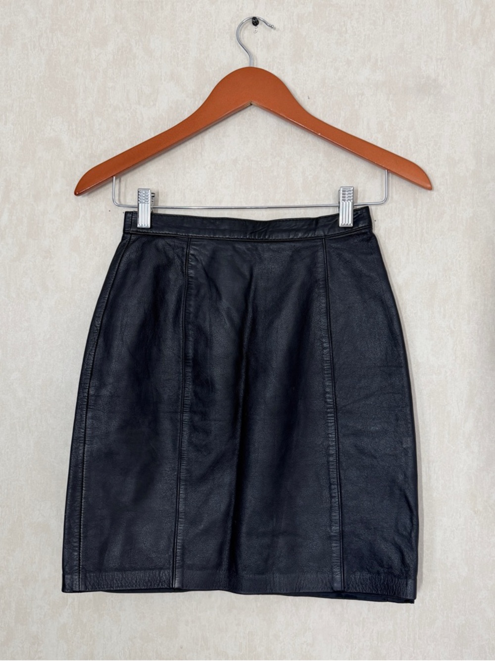 Concepts TM Women’s Genuine Leather Mini Skirt Biker Goth in Black 5